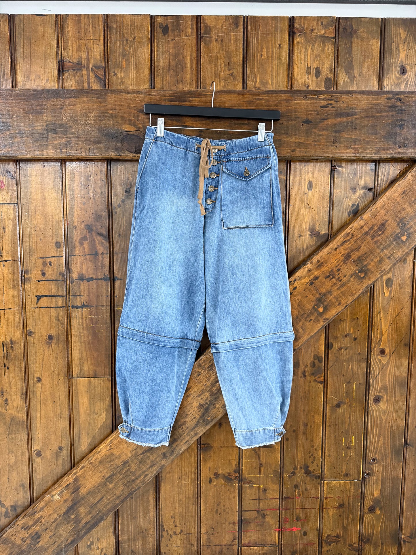 M.A. Dainty Trucker Vintage Wash Jeans