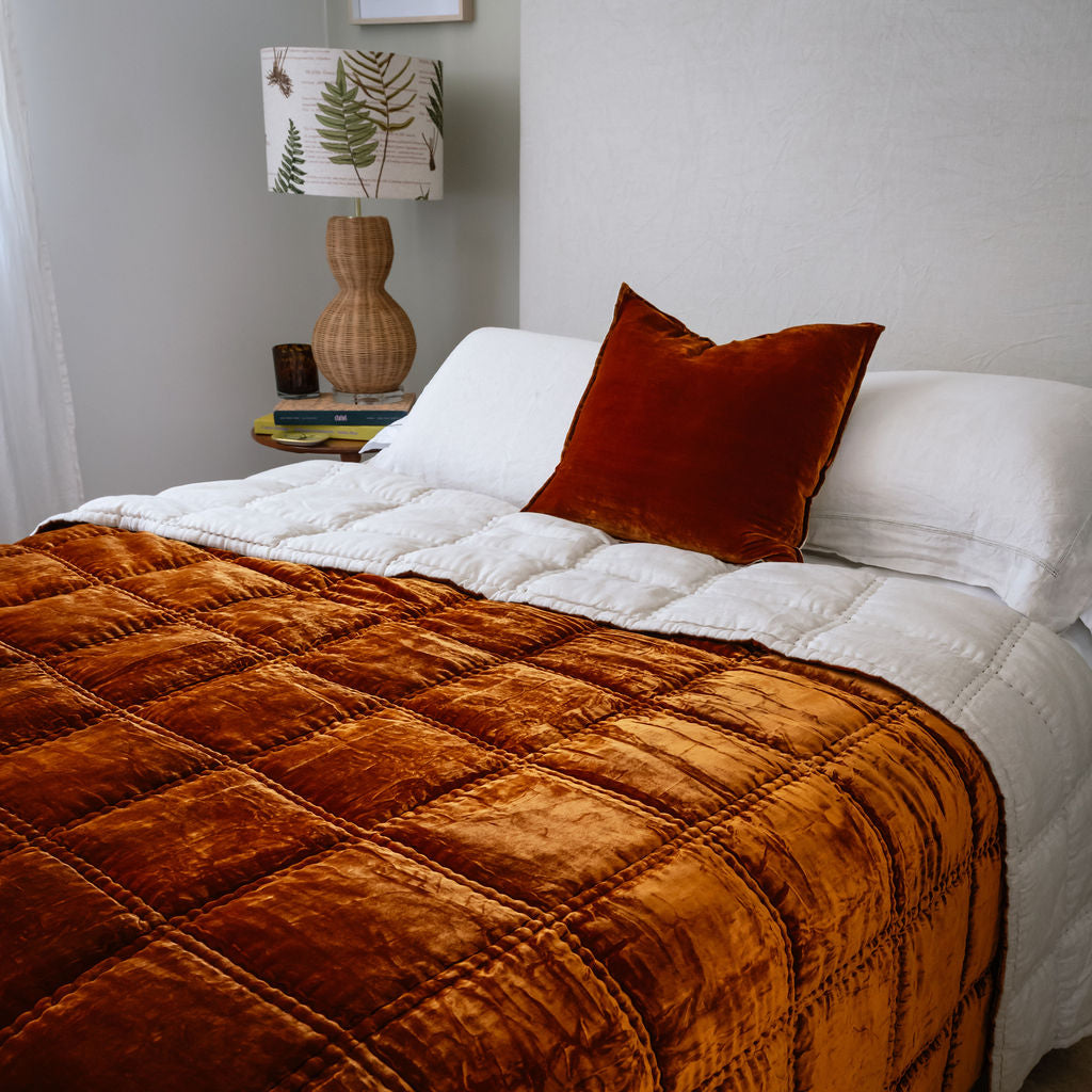 Sienna Silk Velvet Cushion