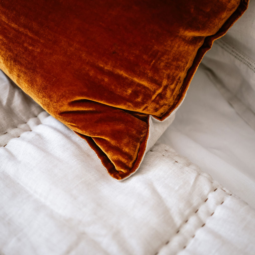 Sienna Silk Velvet Cushion