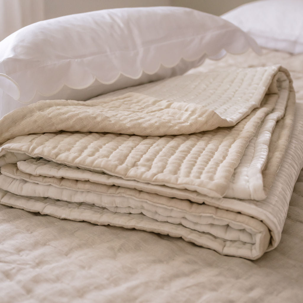 Enchant Lace White Silk Velvet Comforter