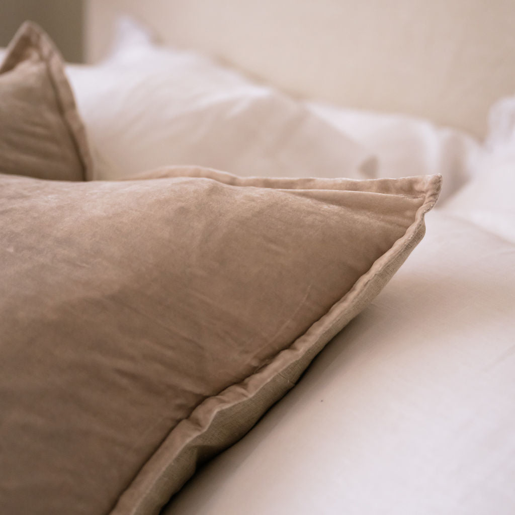 Pearl Silk Velvet Cushion