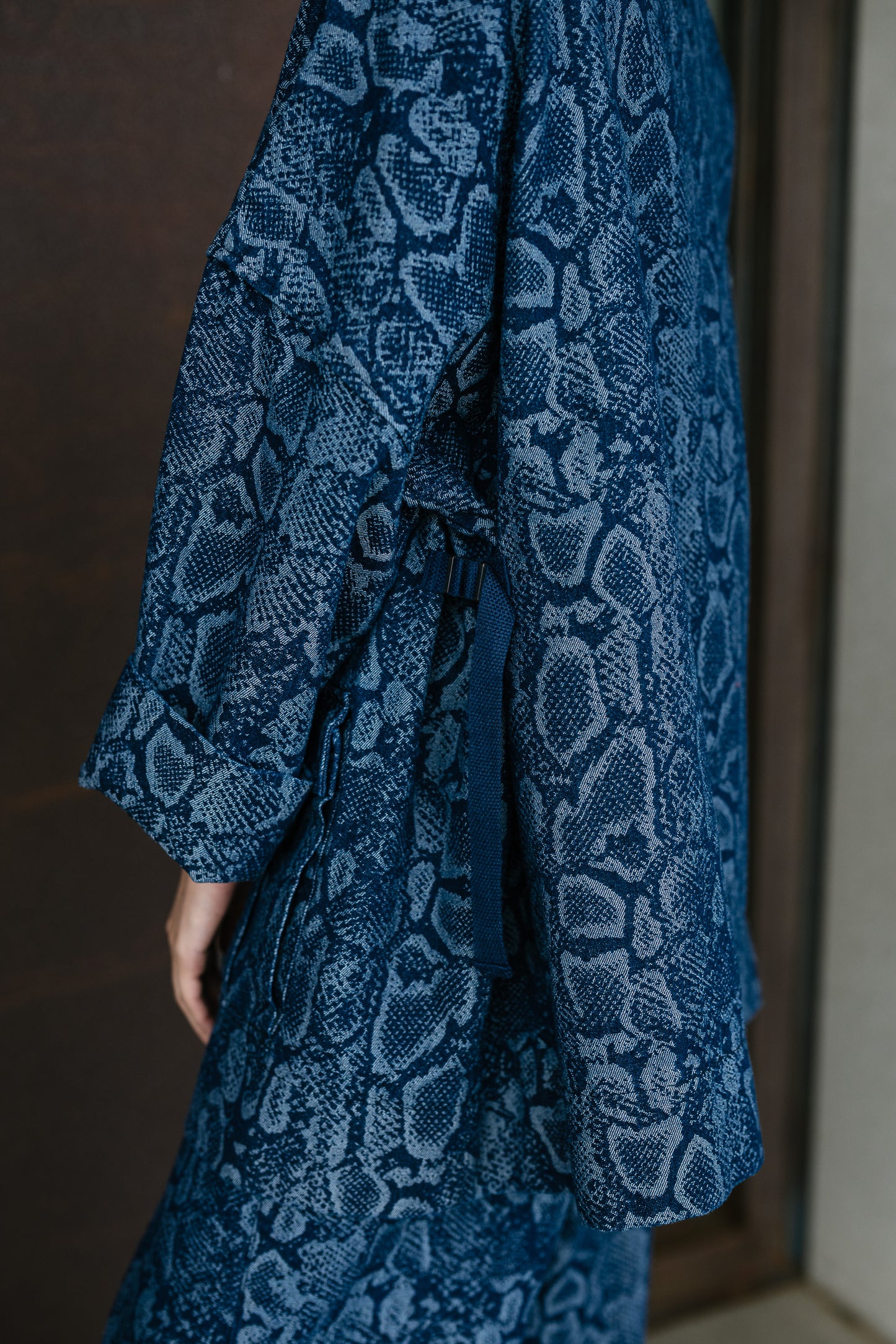 M.A. Dainty Trucker Denim Snake Jeans