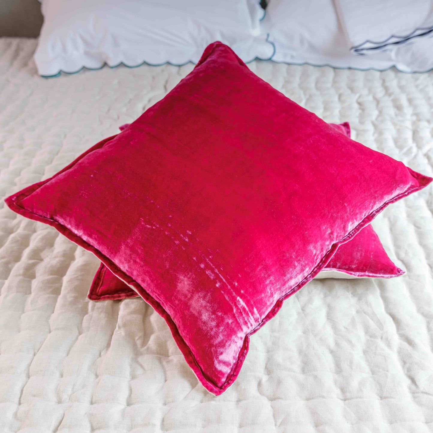 Silk Velvet & Linen Cushion Covers