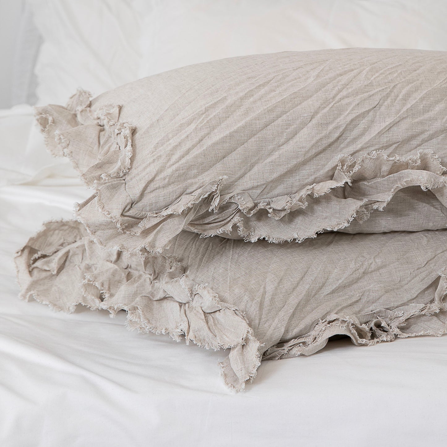 Isle Ruffled Linen Euros