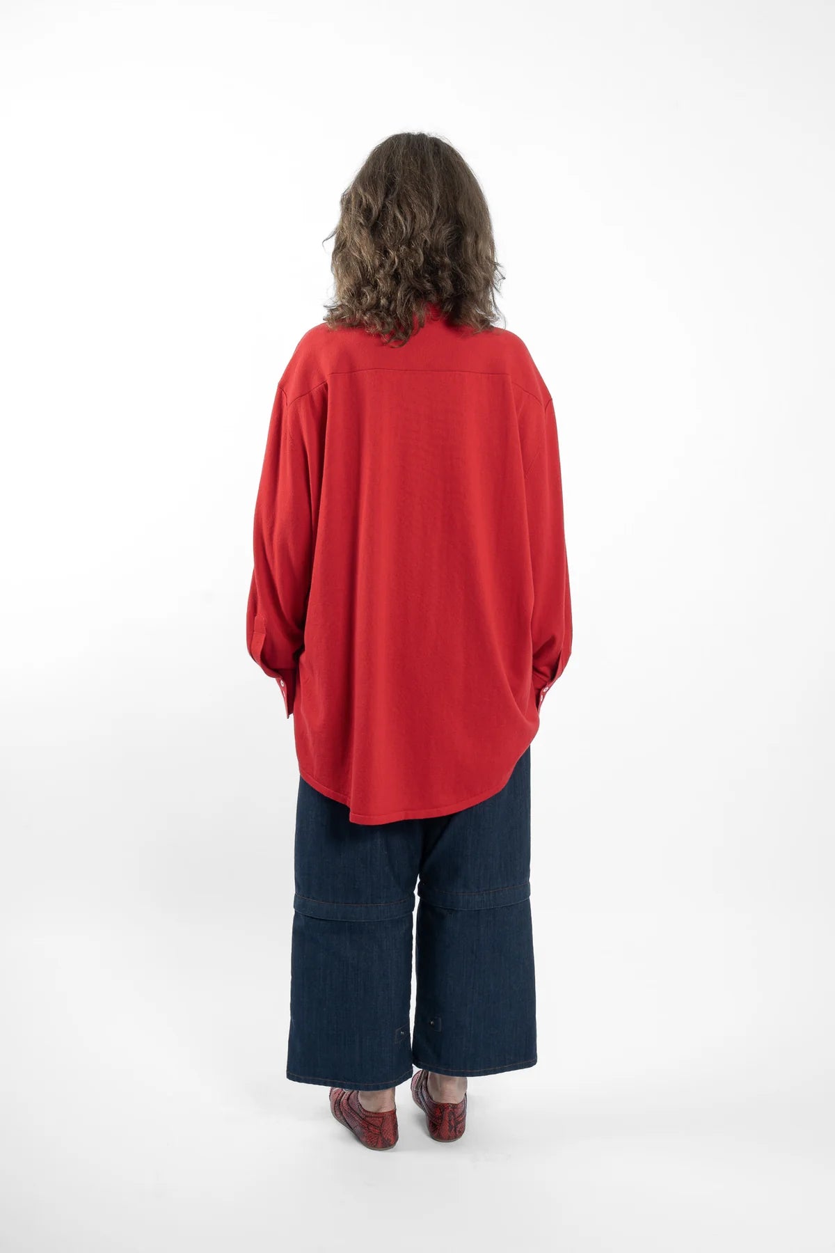 M.A. Dainty Tuxe Red Hot Cardigan