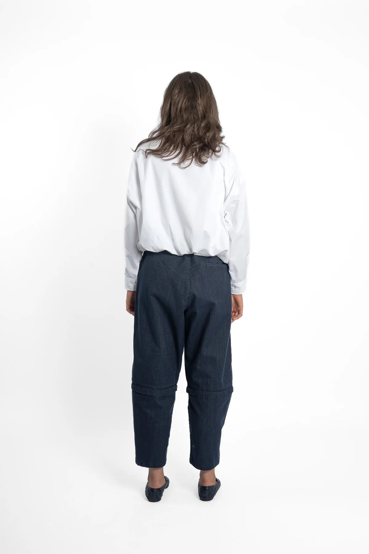 M.A. Dainty Treetops White Cotton Shirt