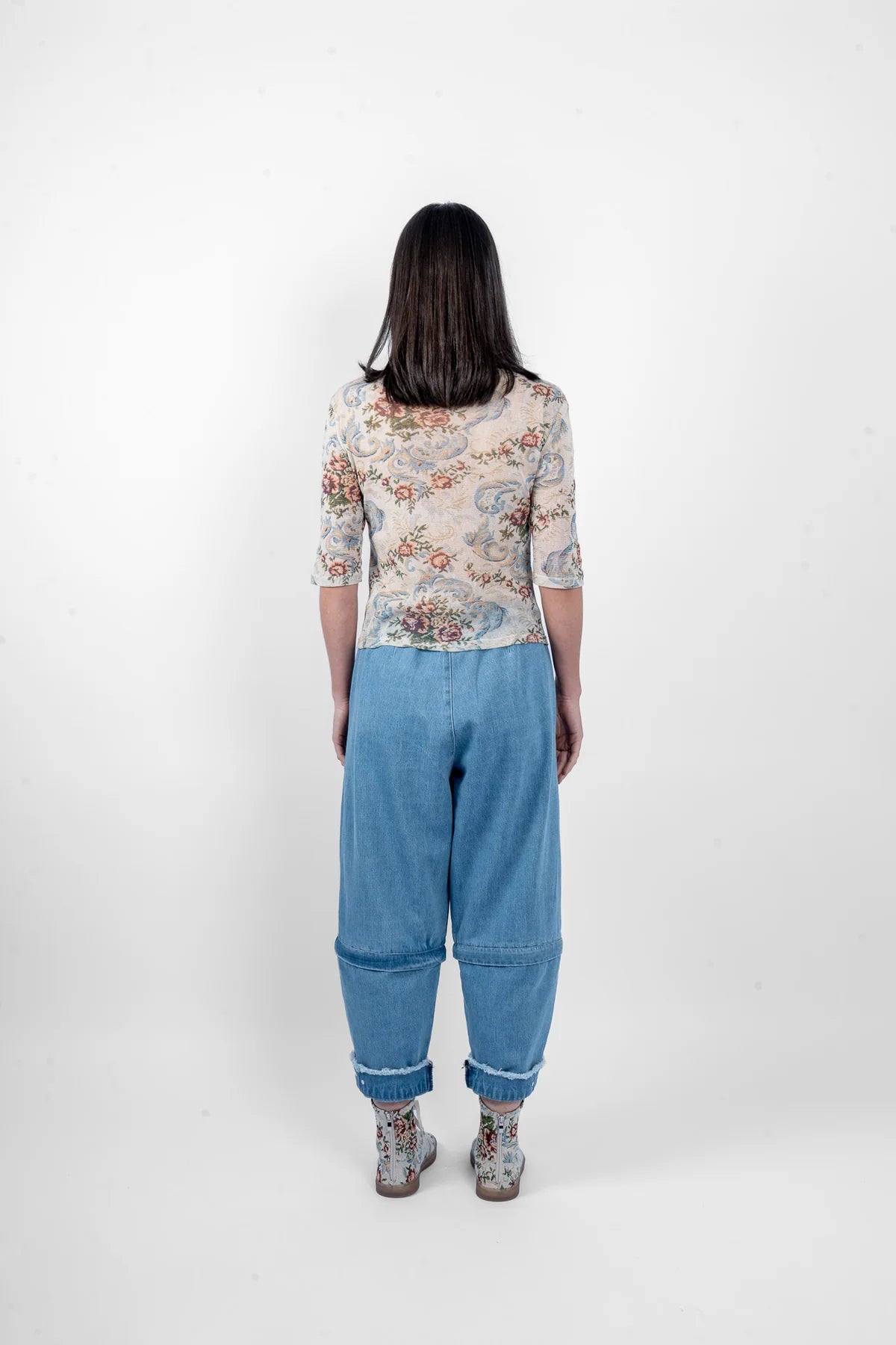 M.A. Dainty Trucker Light Wash Jeans