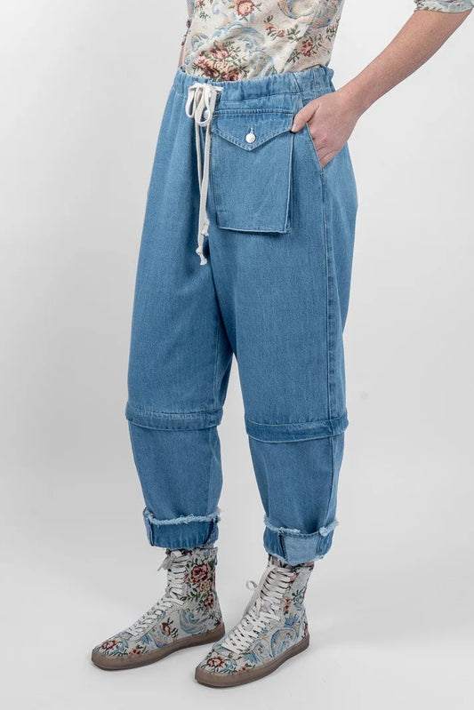 M.A. Dainty Trucker Light Wash Jeans