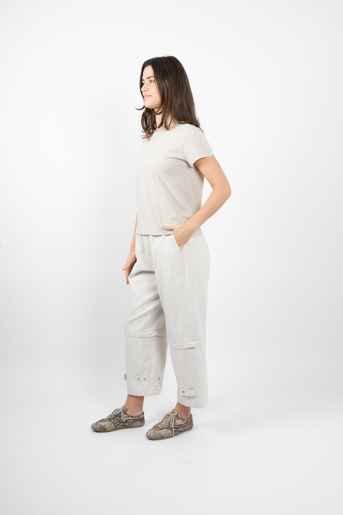 M.A. Dainty Lolly Hessian Cotton Tee