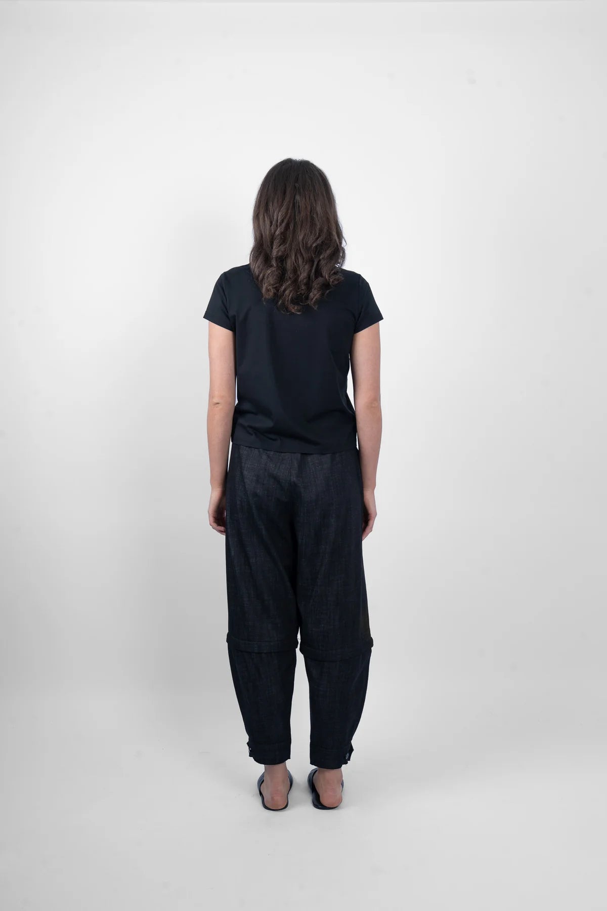 M.A. Dainty Lolly Black Cotton Tee