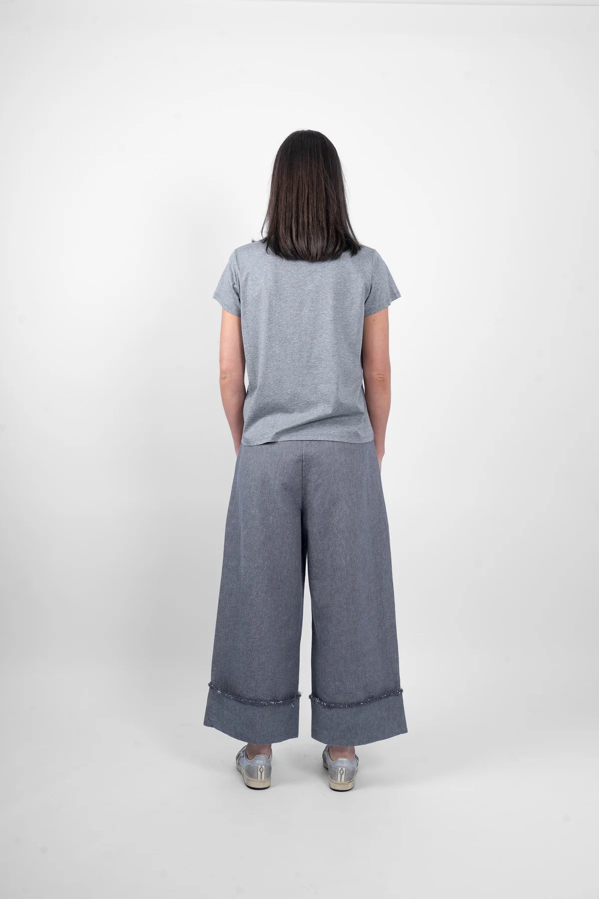 M.A. Dainty Lolly Grey Marle Cotton Tee