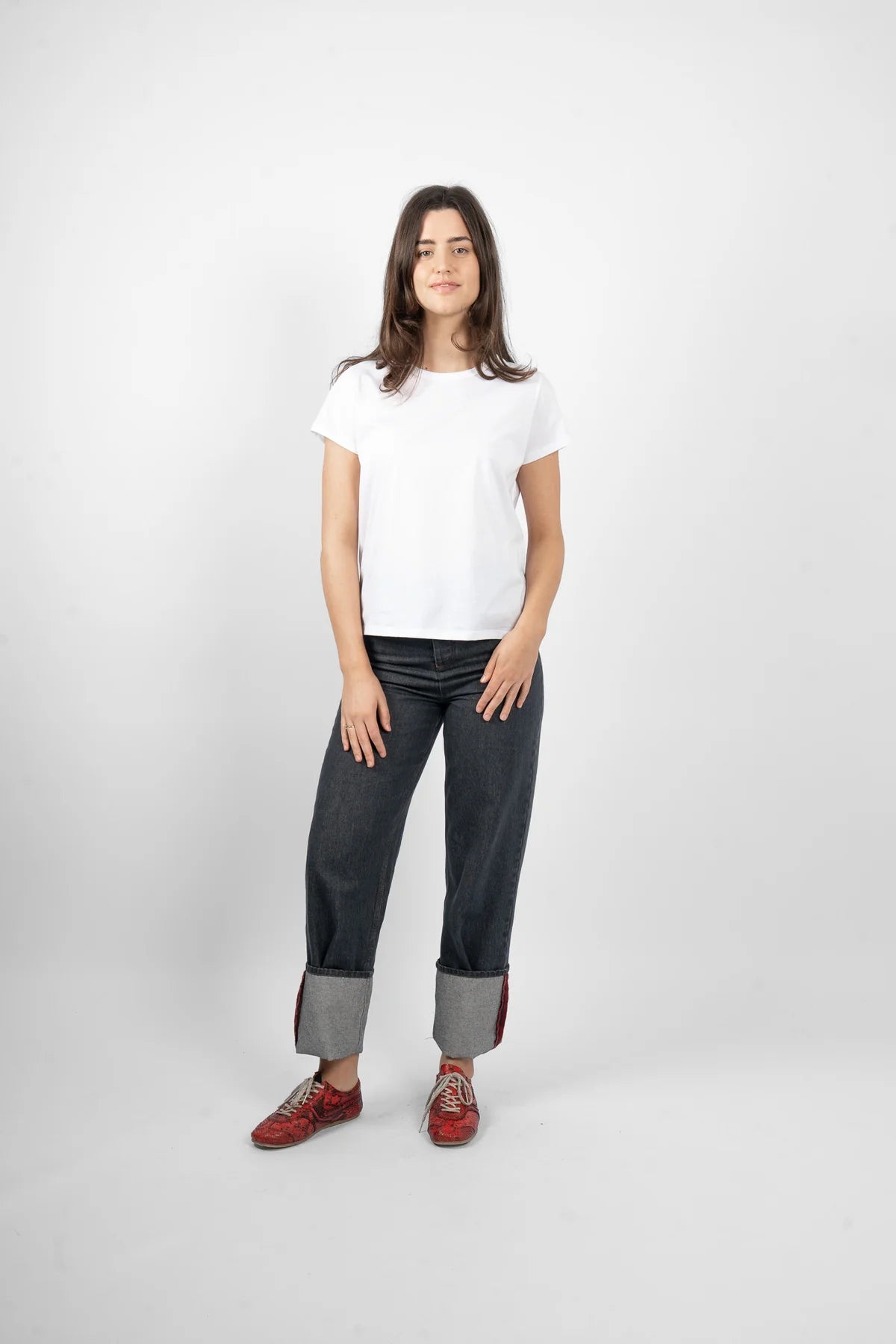 M.A. Dainty Lolly White Cotton Tee