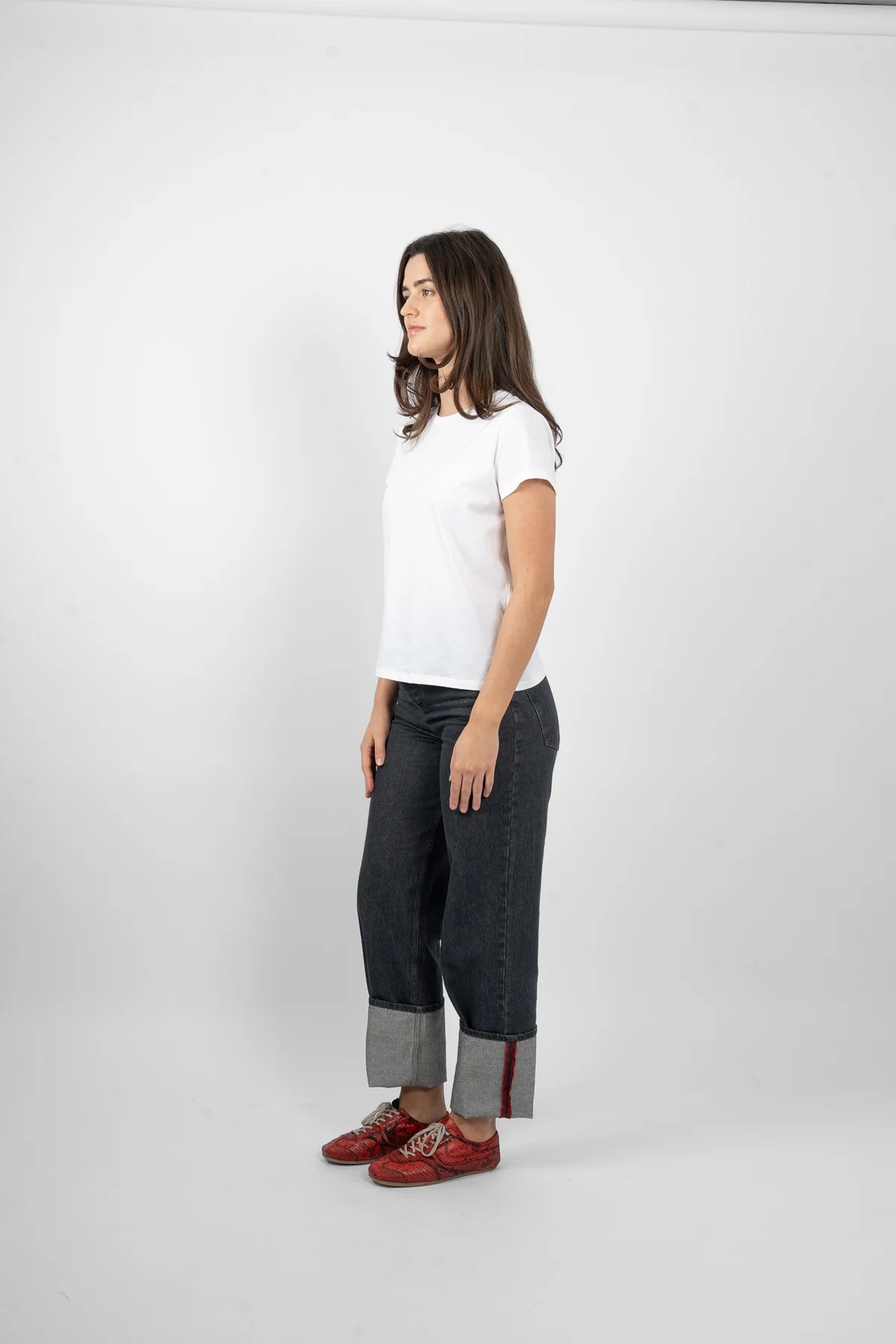 M.A. Dainty Lolly White Cotton Tee