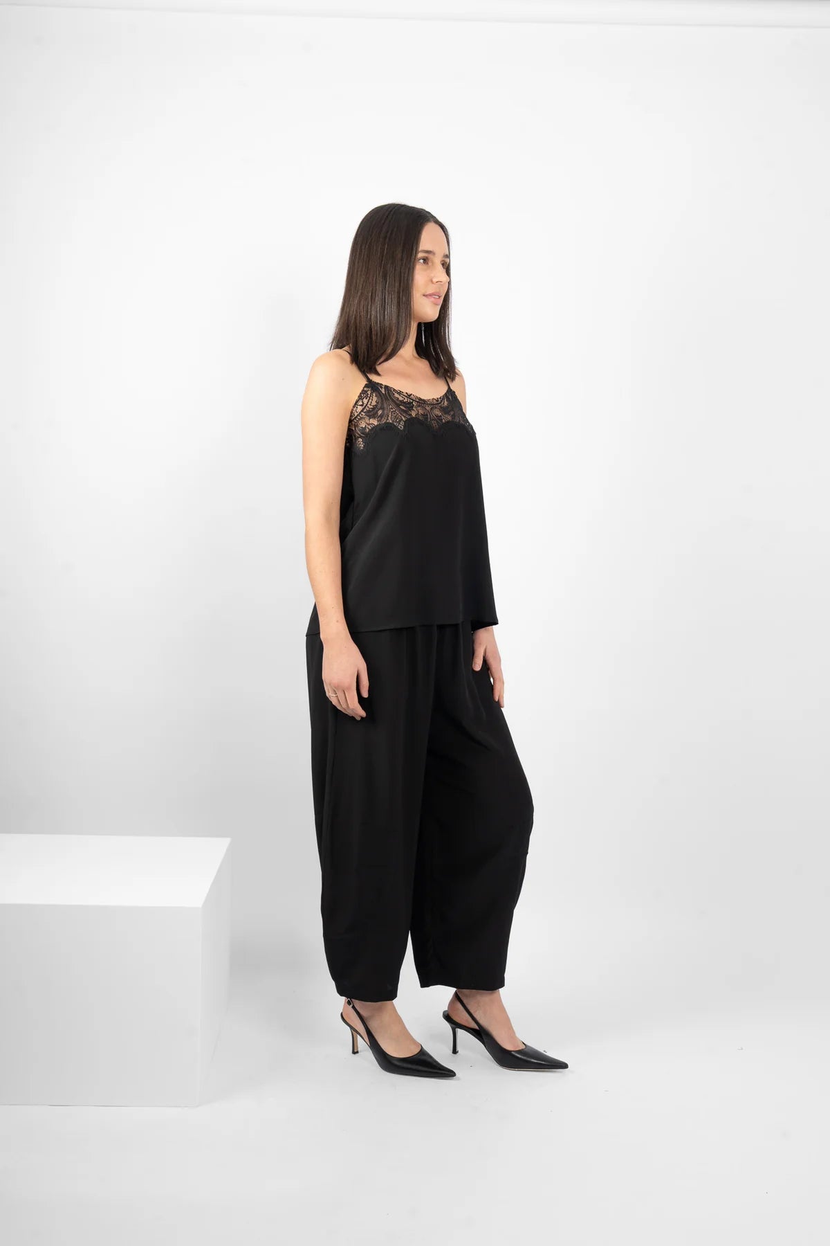 M.A. Dainty Tambourine Silk Camisoles