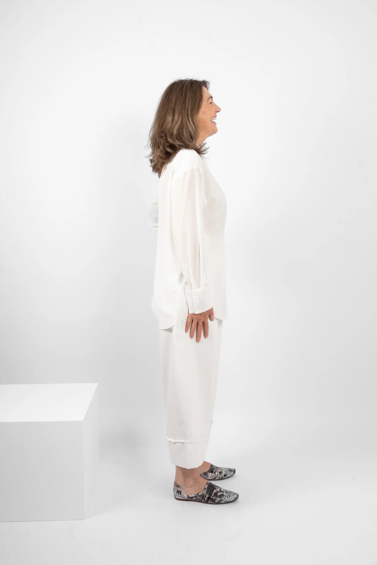 M.A. Dainty Polly Milk Cotton Jeans