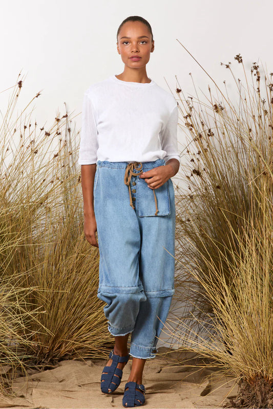 M.A. Dainty Trucker Vintage Wash Jeans