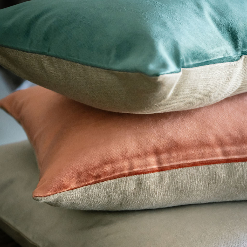 Iosis Berlingot Velvet Lumbar Cushions