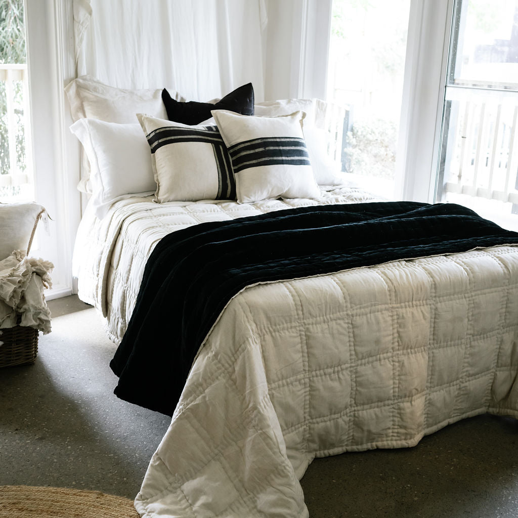 Capri Natural Linen Quilts