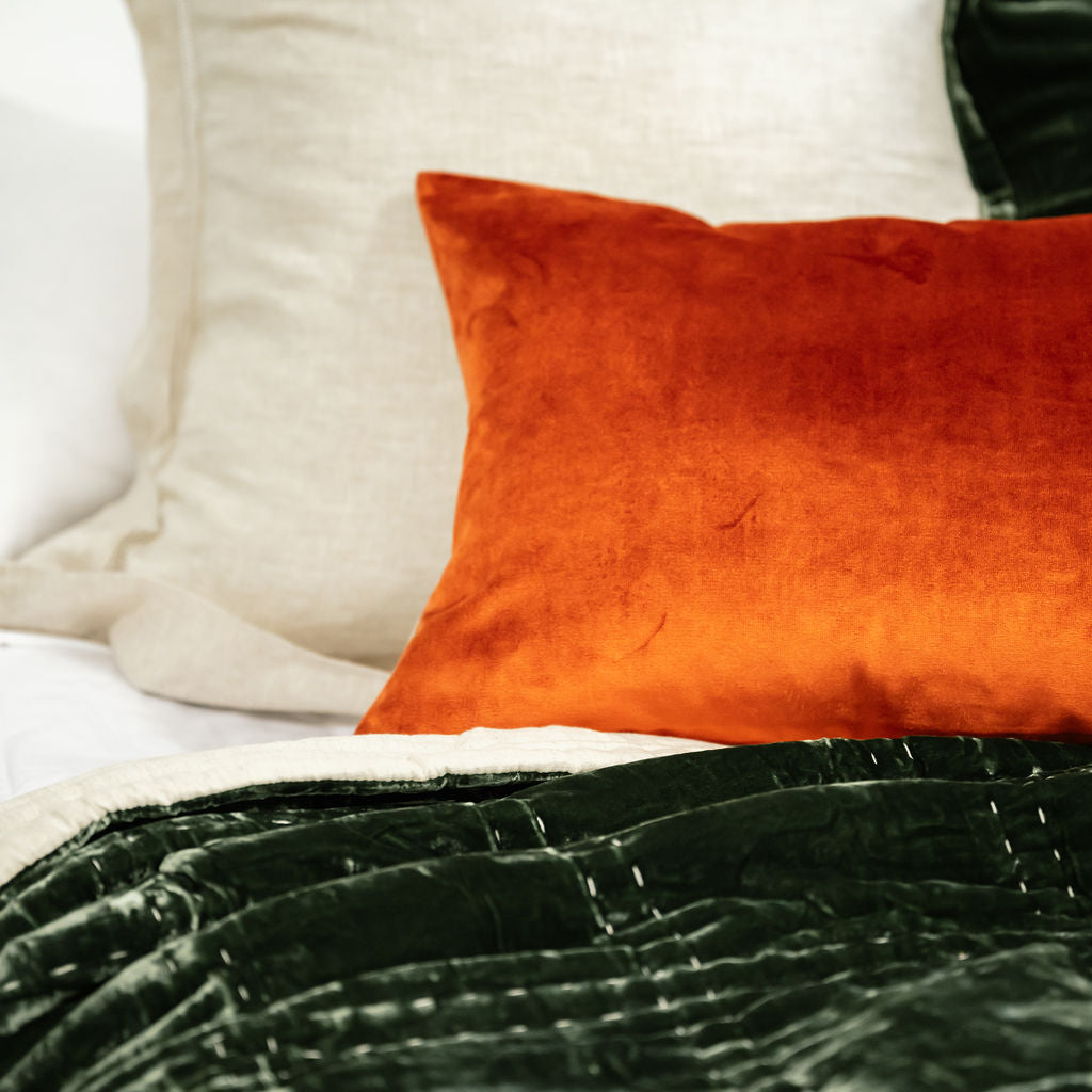 Iosis Berlingot Velvet Lumbar Cushions