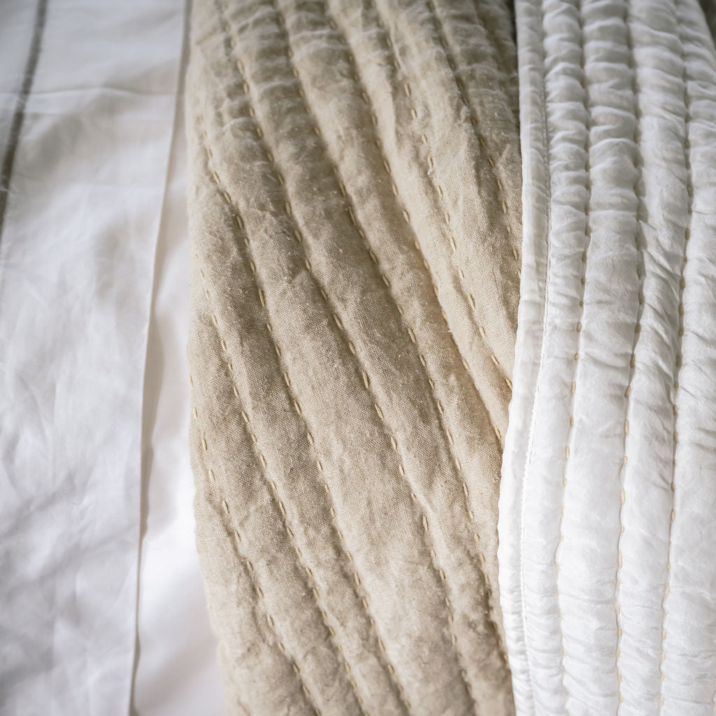 Whimsy White Silk Comforter