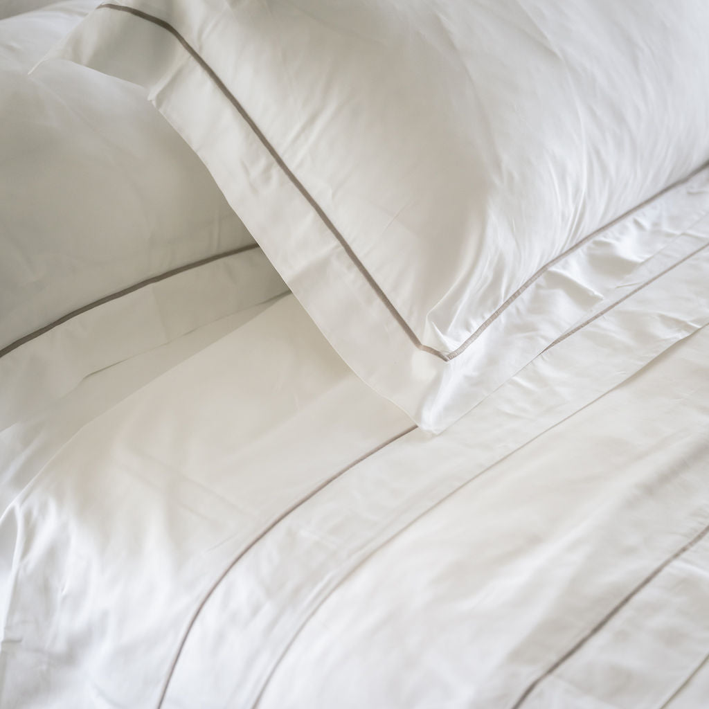 Grace Mink Embroidered 400TC Cotton Pillowcases