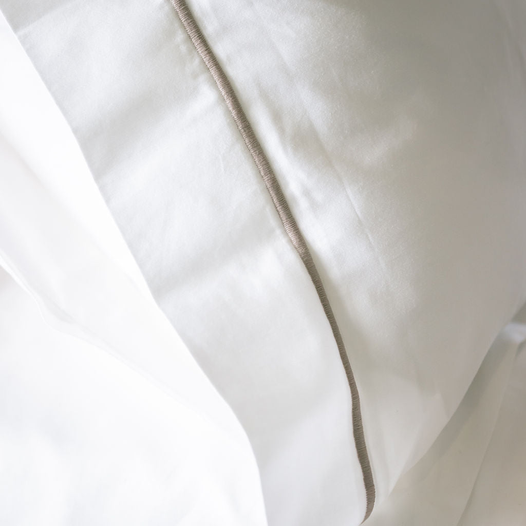 Grace Mink Embroidered 400TC Cotton Pillowcases