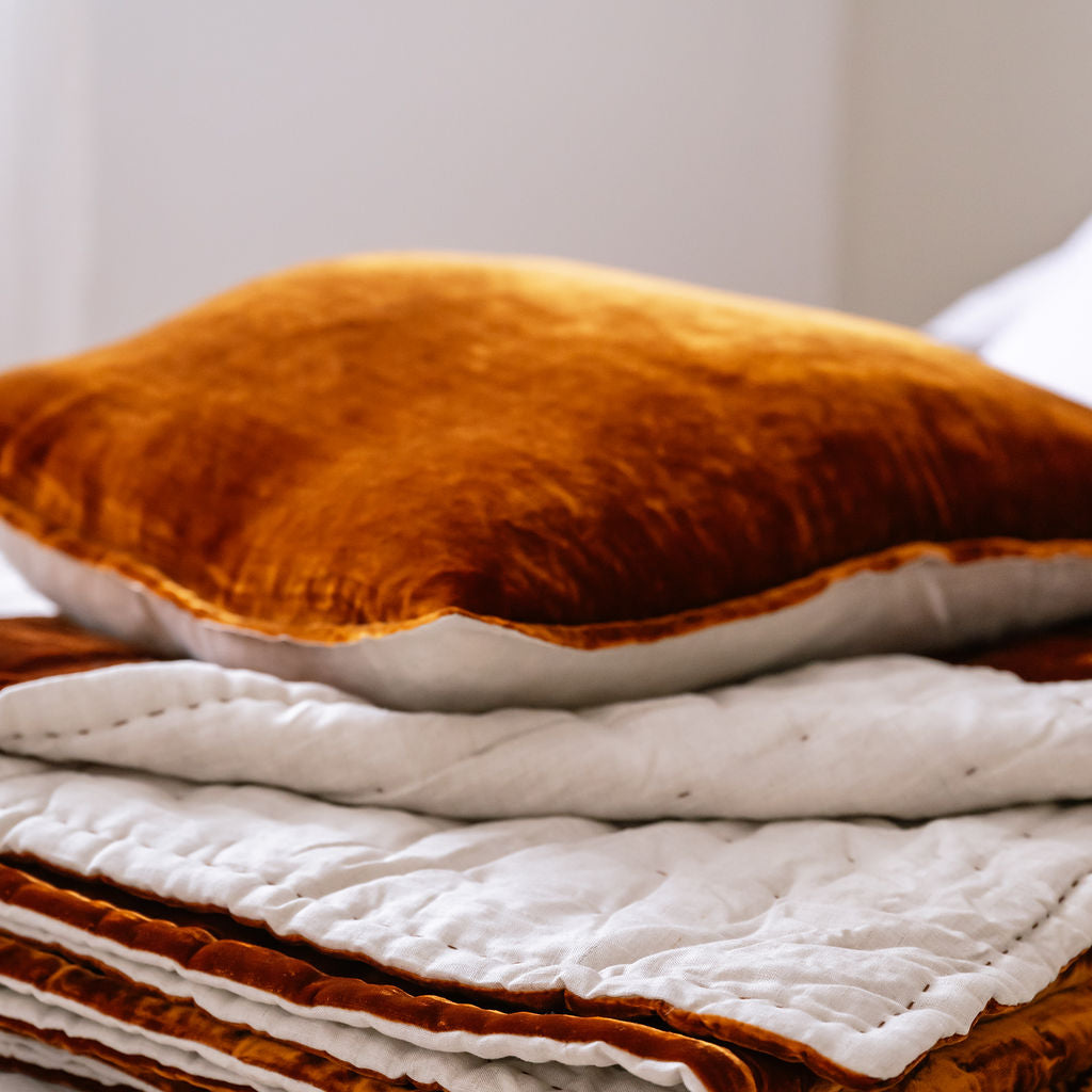 Tempt Sienna Silk Velvet Throw