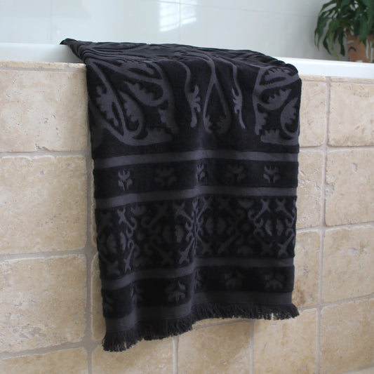 Haomy Sumatra Black Bath Towel