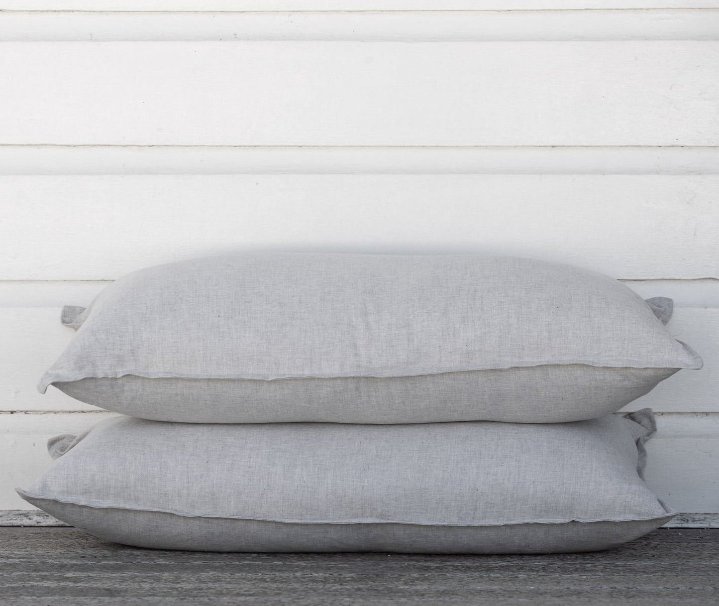 Long Linen Lumbar Cushions