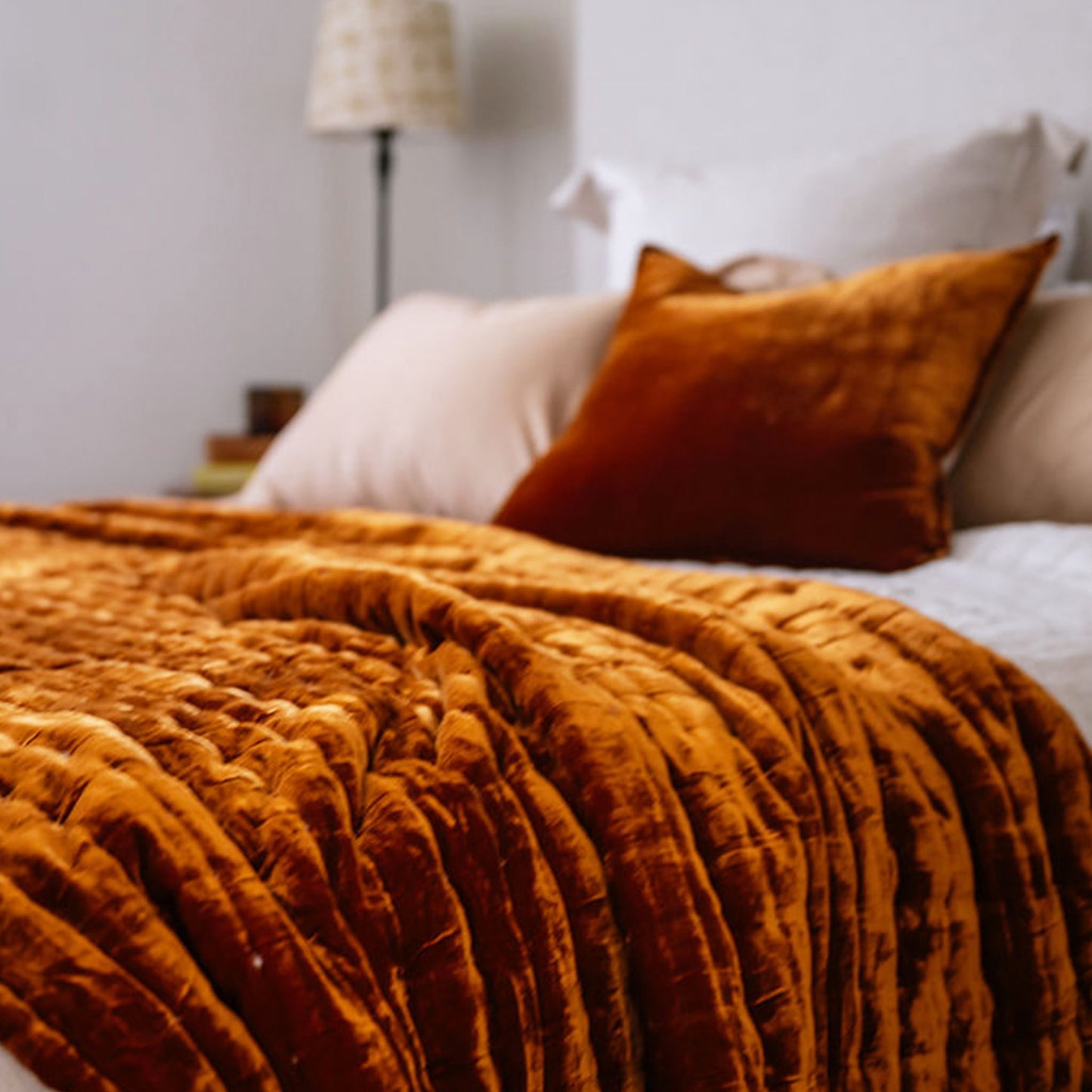 Tempt Sienna Silk Velvet Throw