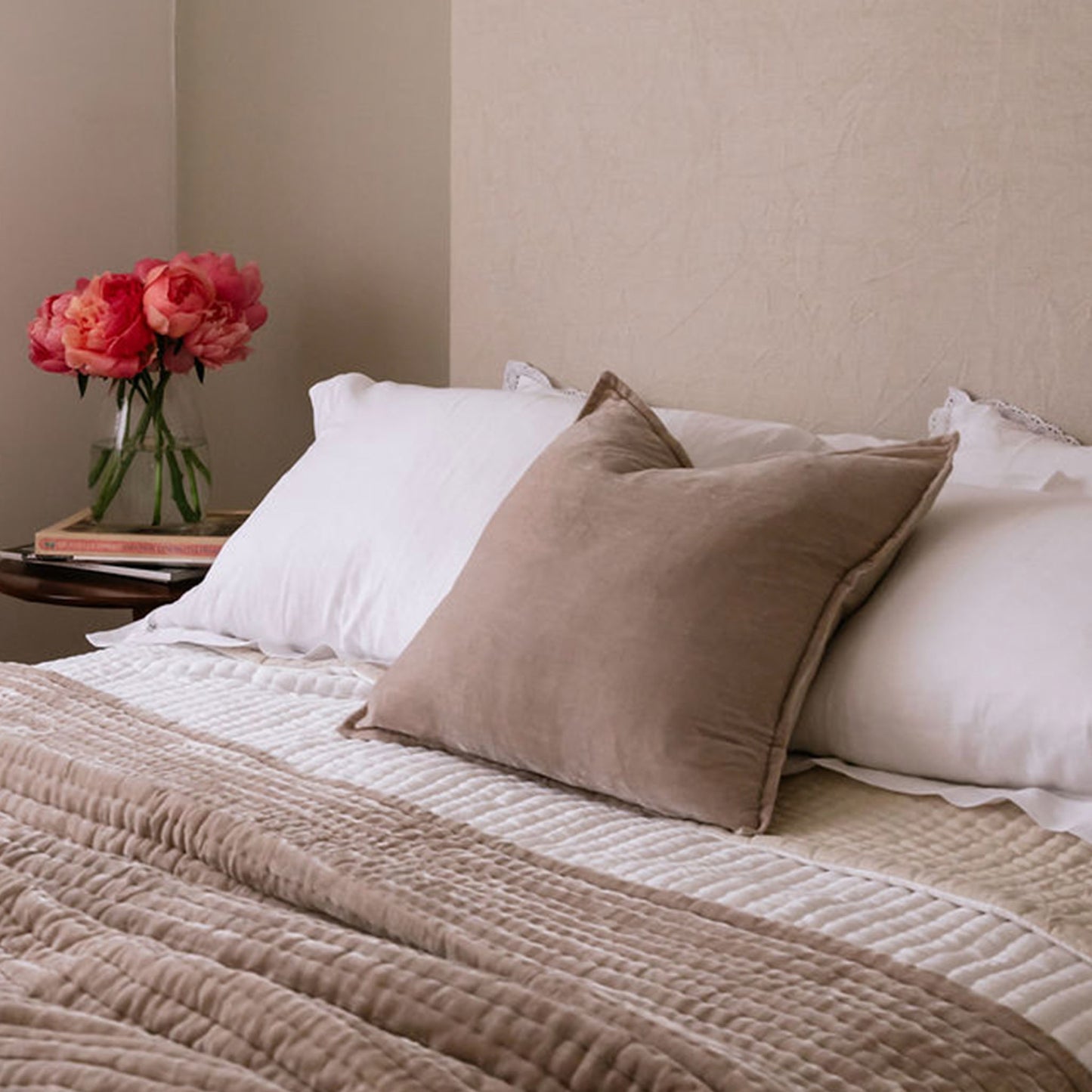 Pearl Silk Velvet Cushion