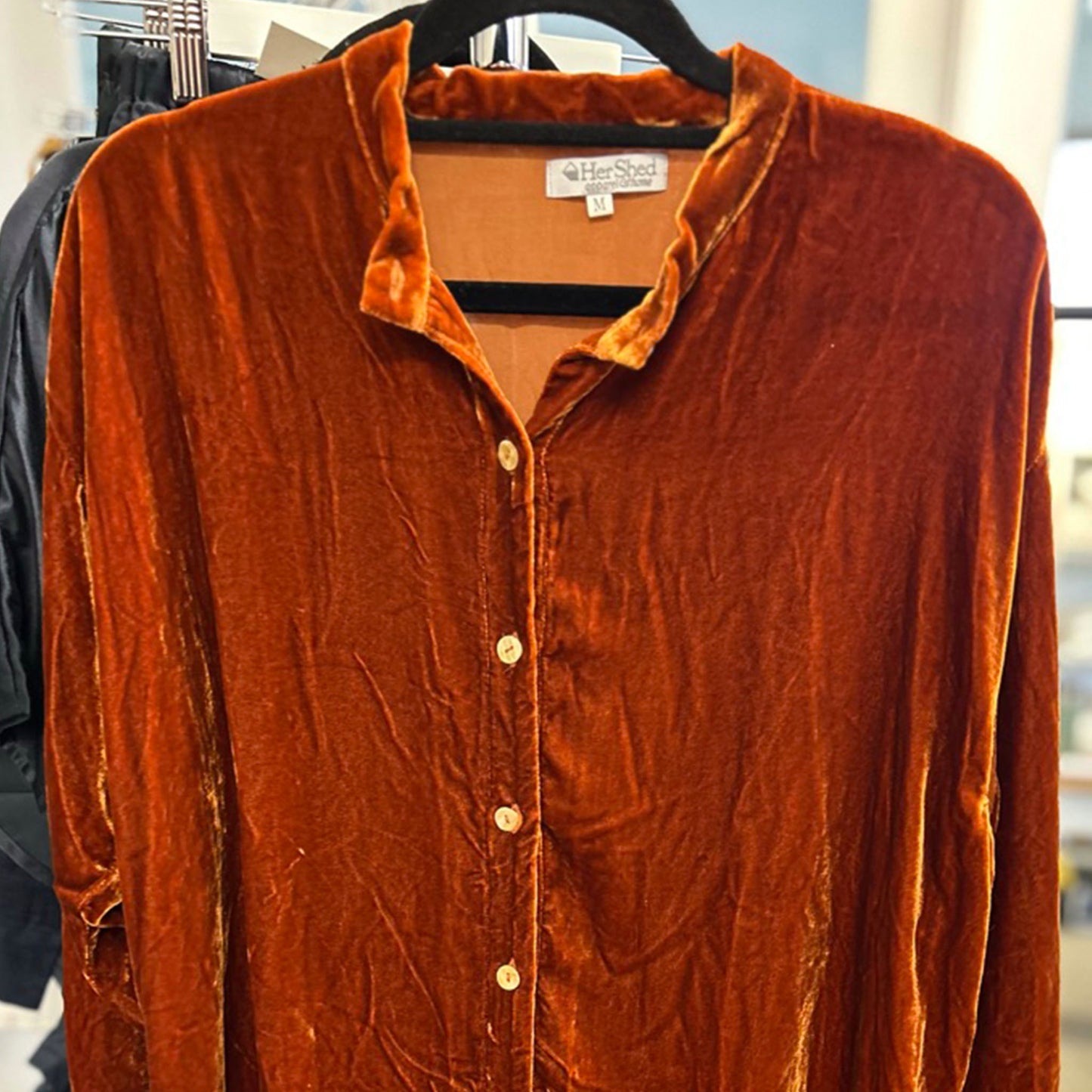 Mare Silk Velvet Shirts