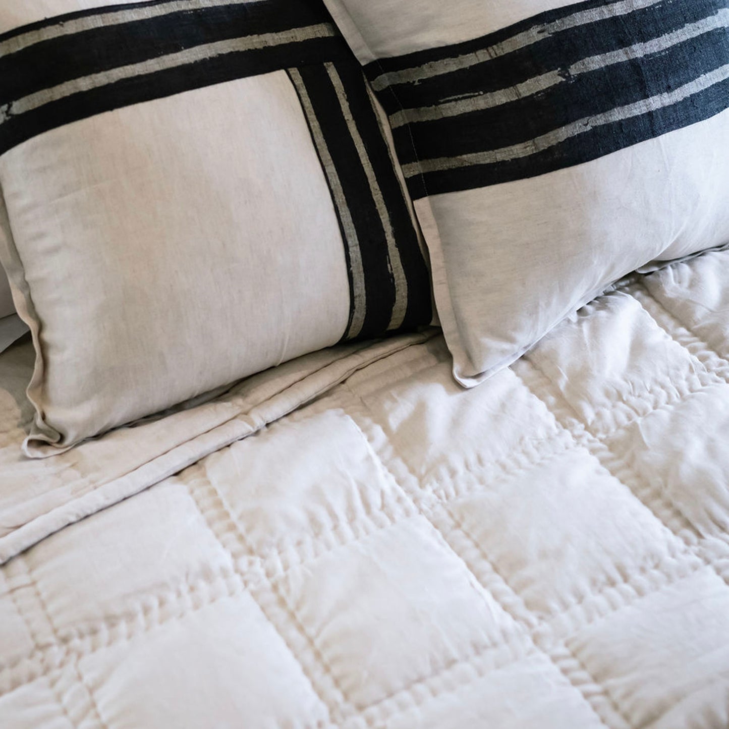 Capri Natural Linen Quilts