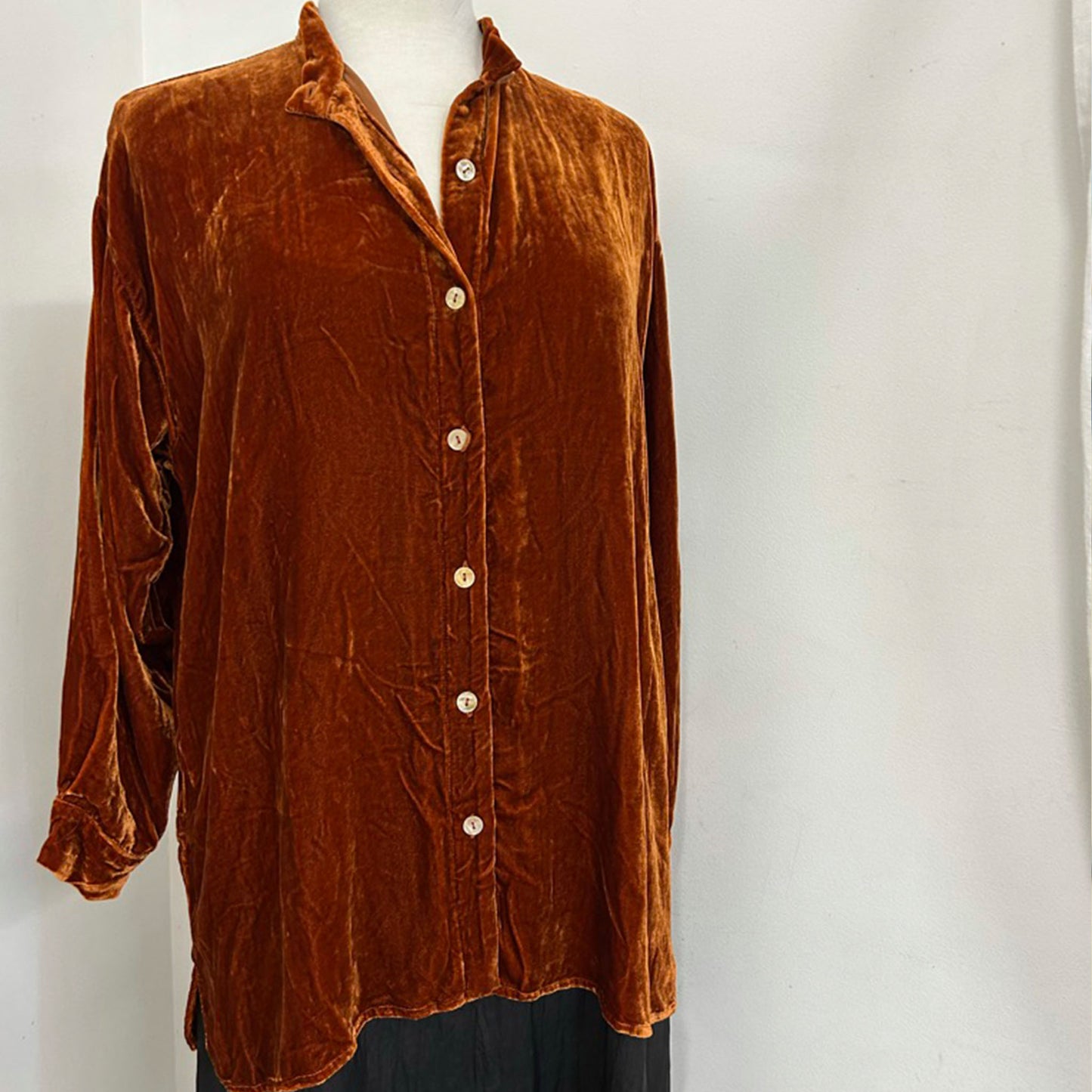 Mare Silk Velvet Shirts