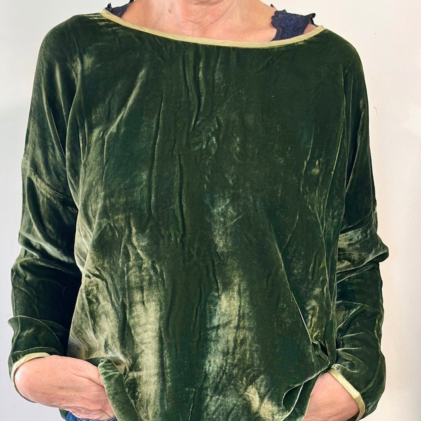 Lascar Silk Velvet Tops