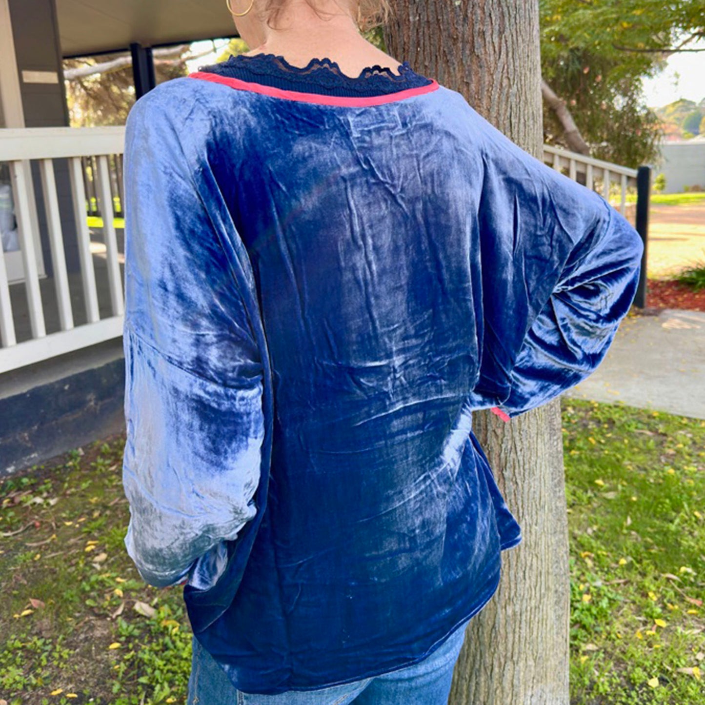 Lascar Silk Velvet Tops