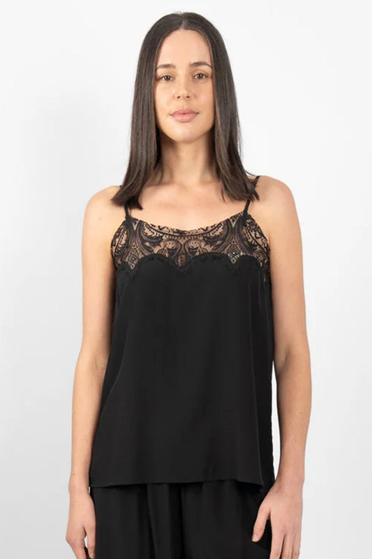 M.A. Dainty Tambourine Silk Camisoles