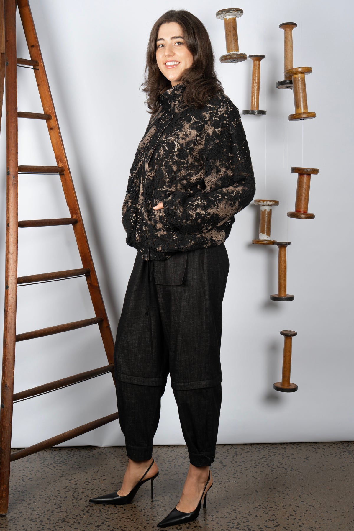 M.A. Dainty Bounce Cotton Bomber Jacket