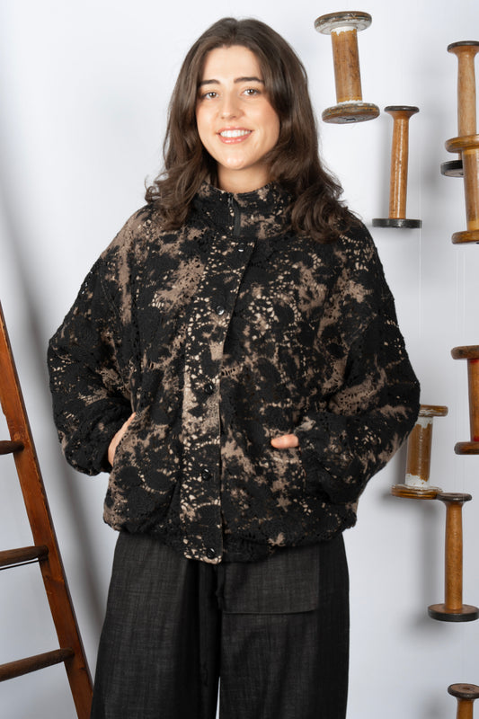 M.A. Dainty Bounce Cotton Bomber Jacket