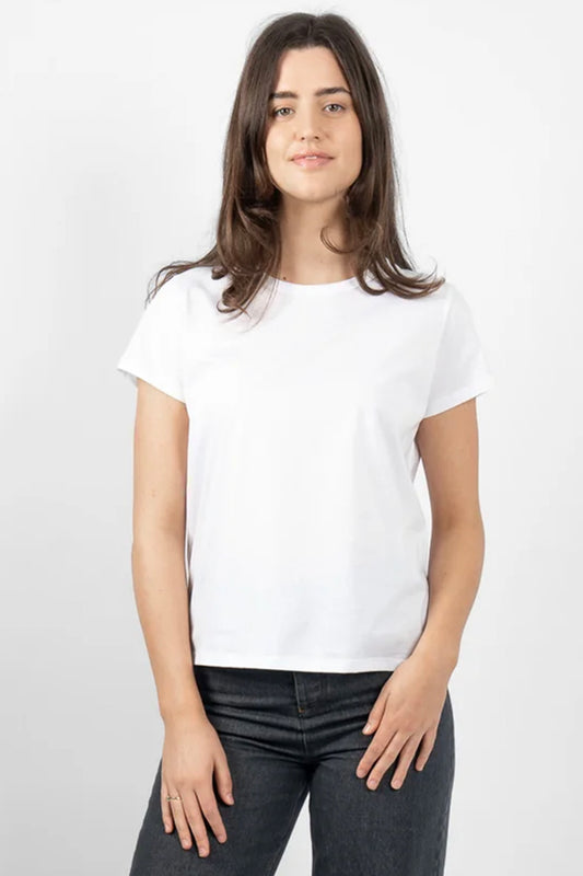M.A. Dainty Lolly White Cotton Tee