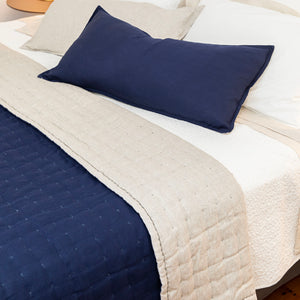 Tempt Linen Throw - French Navy