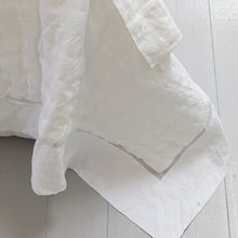 Sublime Linen & Silk Quilt - White